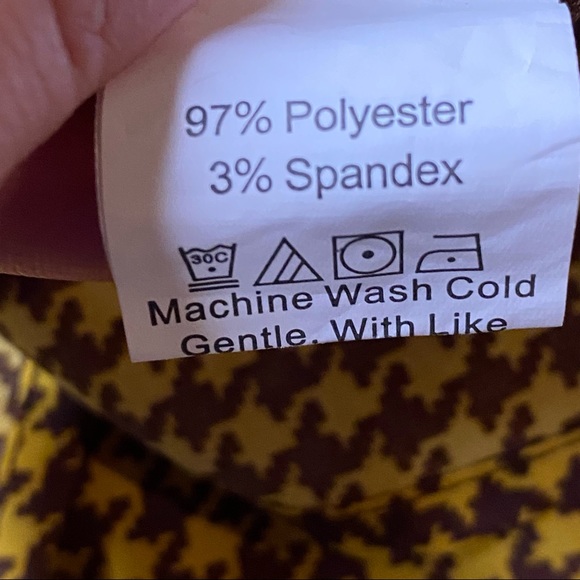 SHEIN Square Neck Houndstooth A-Line Dress - Picture 6 of 6